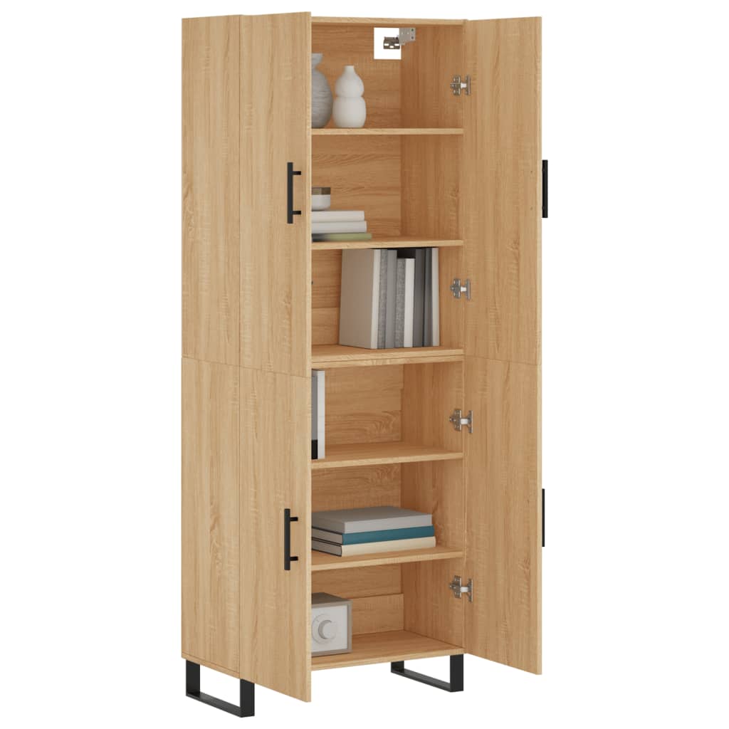 Skåp Sonoma Ek 69,5x34x180 cm