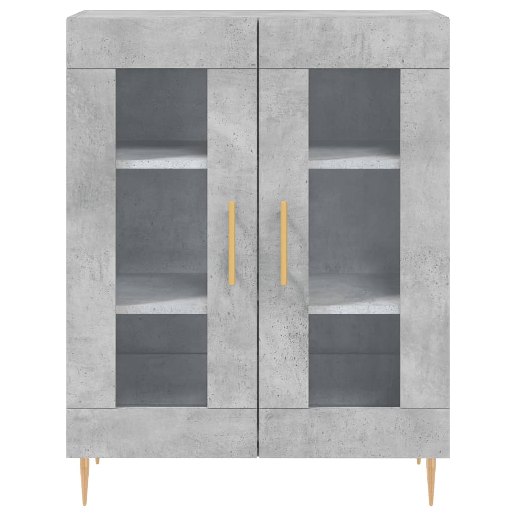 Skåp Betonggrå 69,5x34x180 cm