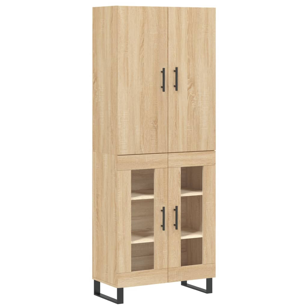 Skåp Sonoma Ek 69,5x34x180 cm