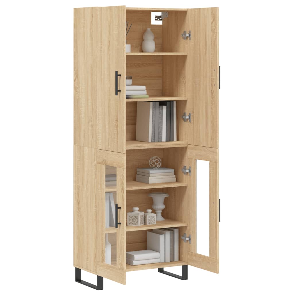 Skåp Sonoma Ek 69,5x34x180 cm