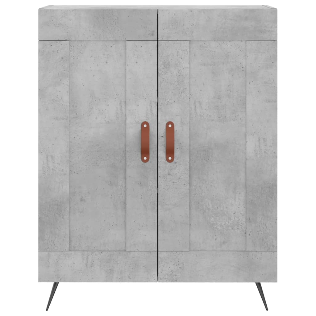 Skåp Betonggrå 69,5x34x180 cm