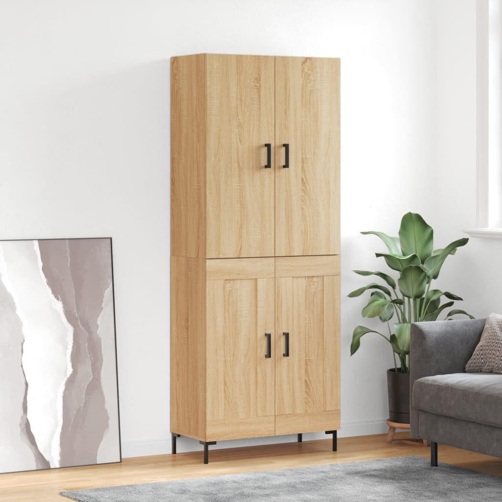 Skåp Sonoma Ek 69,5x34x180 cm
