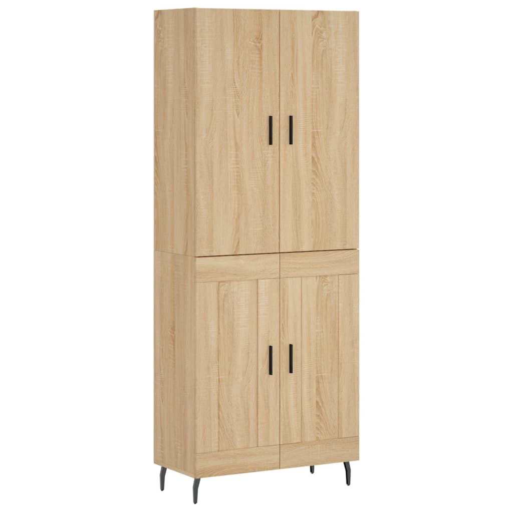 Skåp Sonoma Ek 69,5x34x180 cm