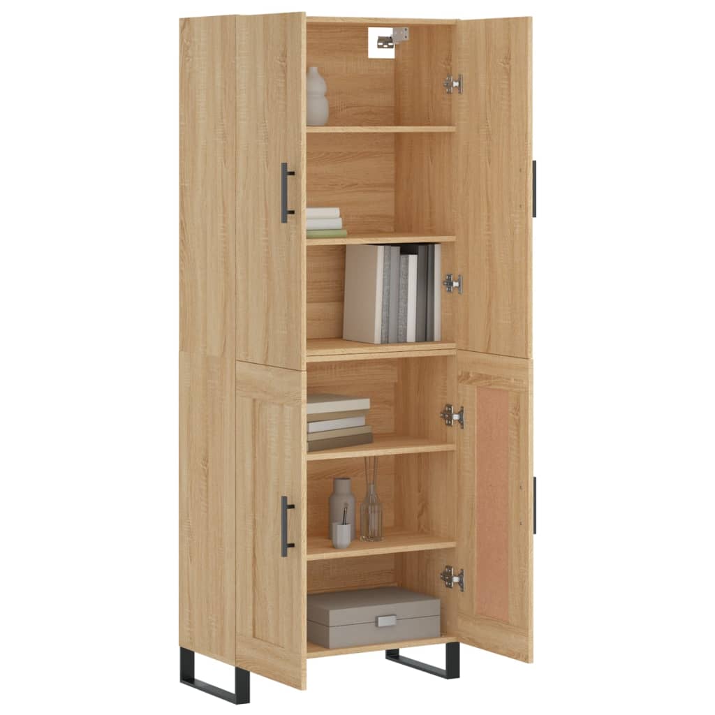 Skåp Sonoma Ek 69,5x34x180 cm