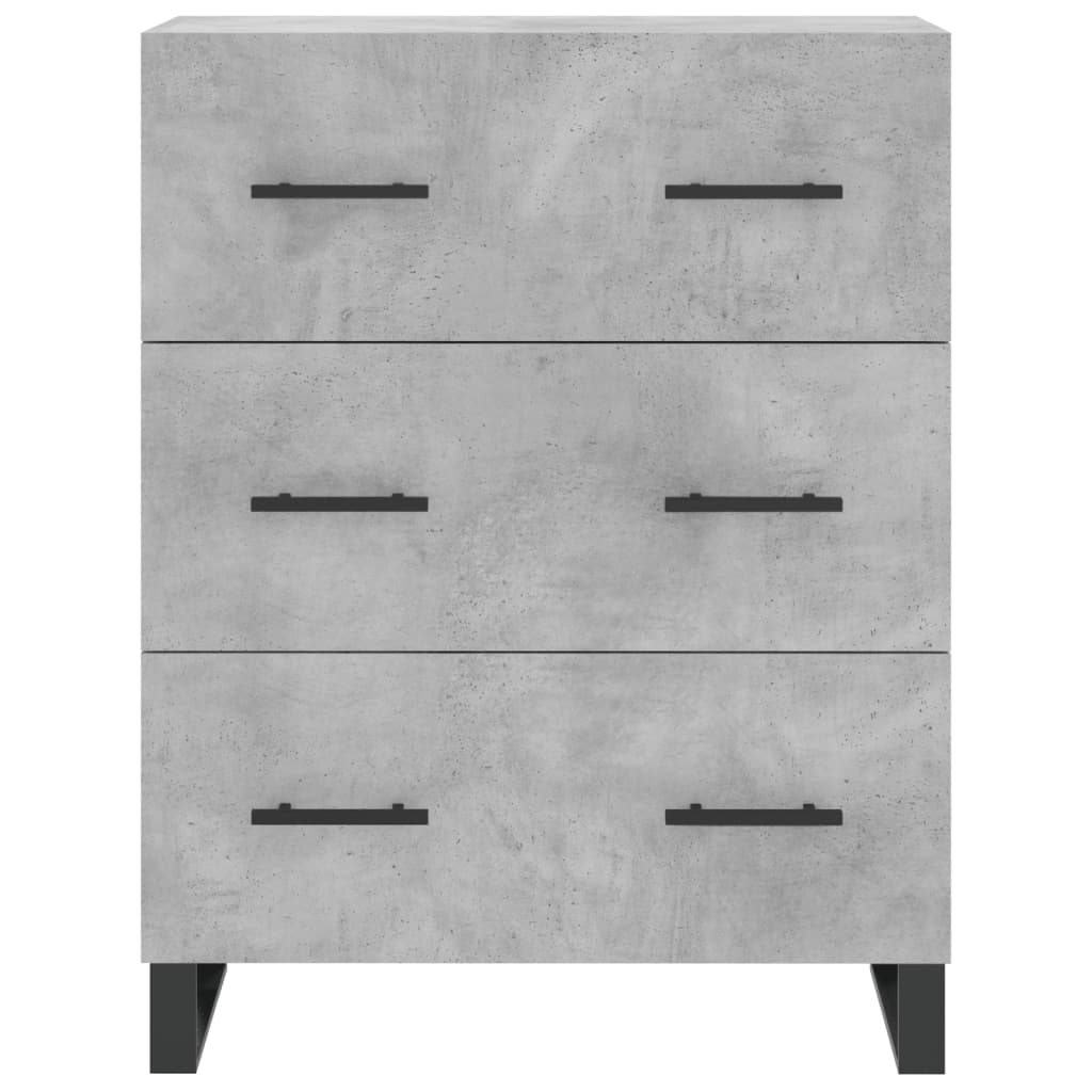 Skåp Betonggrå 69,5x34x180 cm