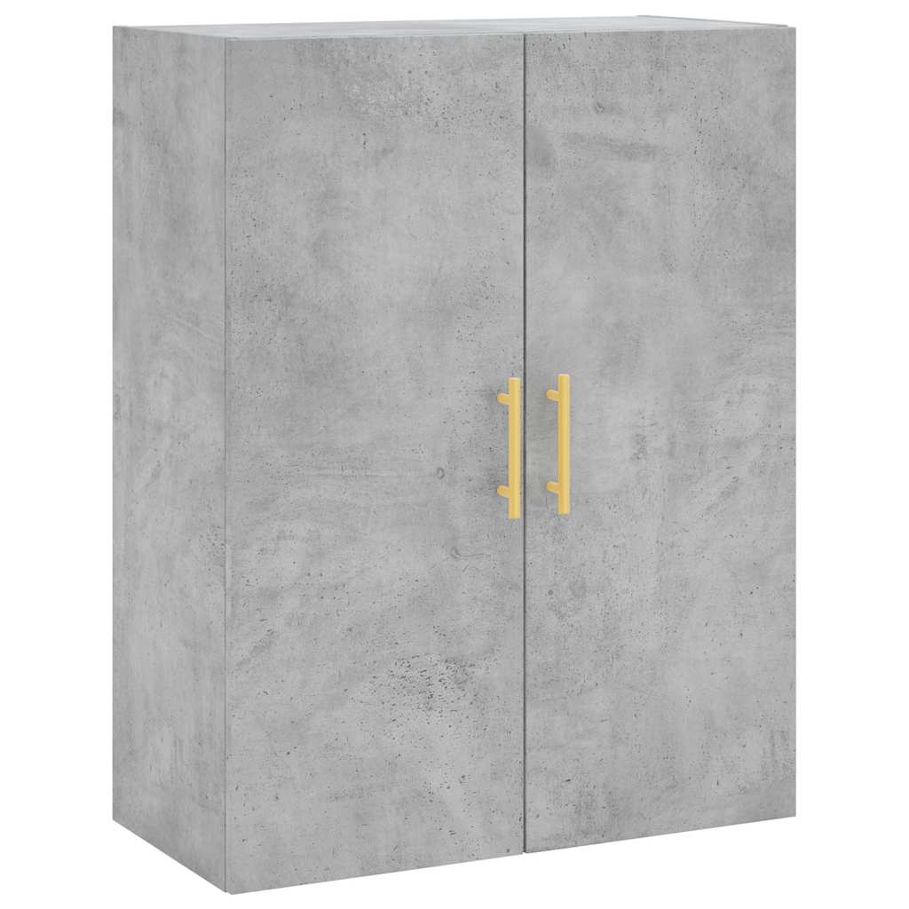 Skåp Betonggrå 69,5x34x180 cm