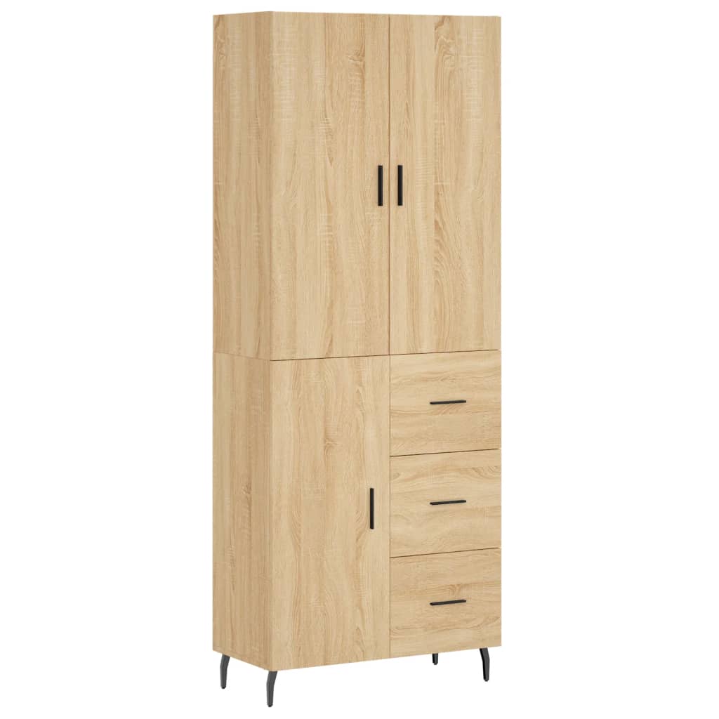 Skåp Sonoma Ek 69,5x34x180 cm