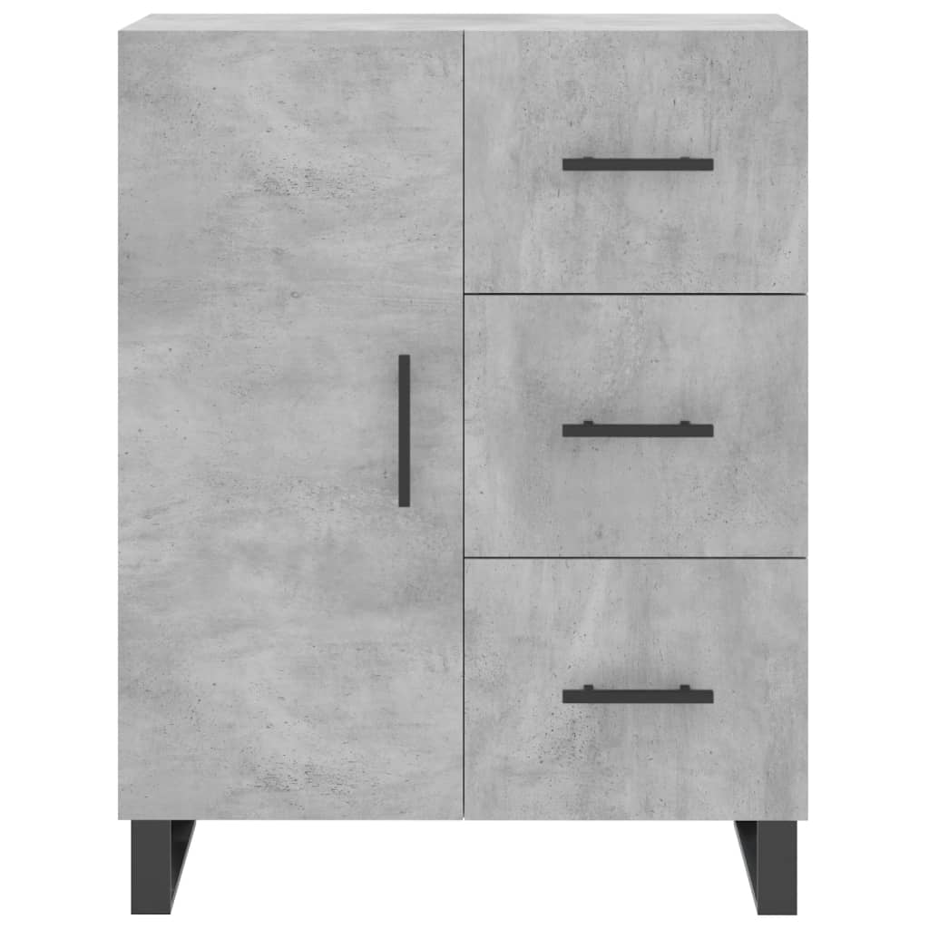 Skåp Betonggrå 69,5x34x180 cm
