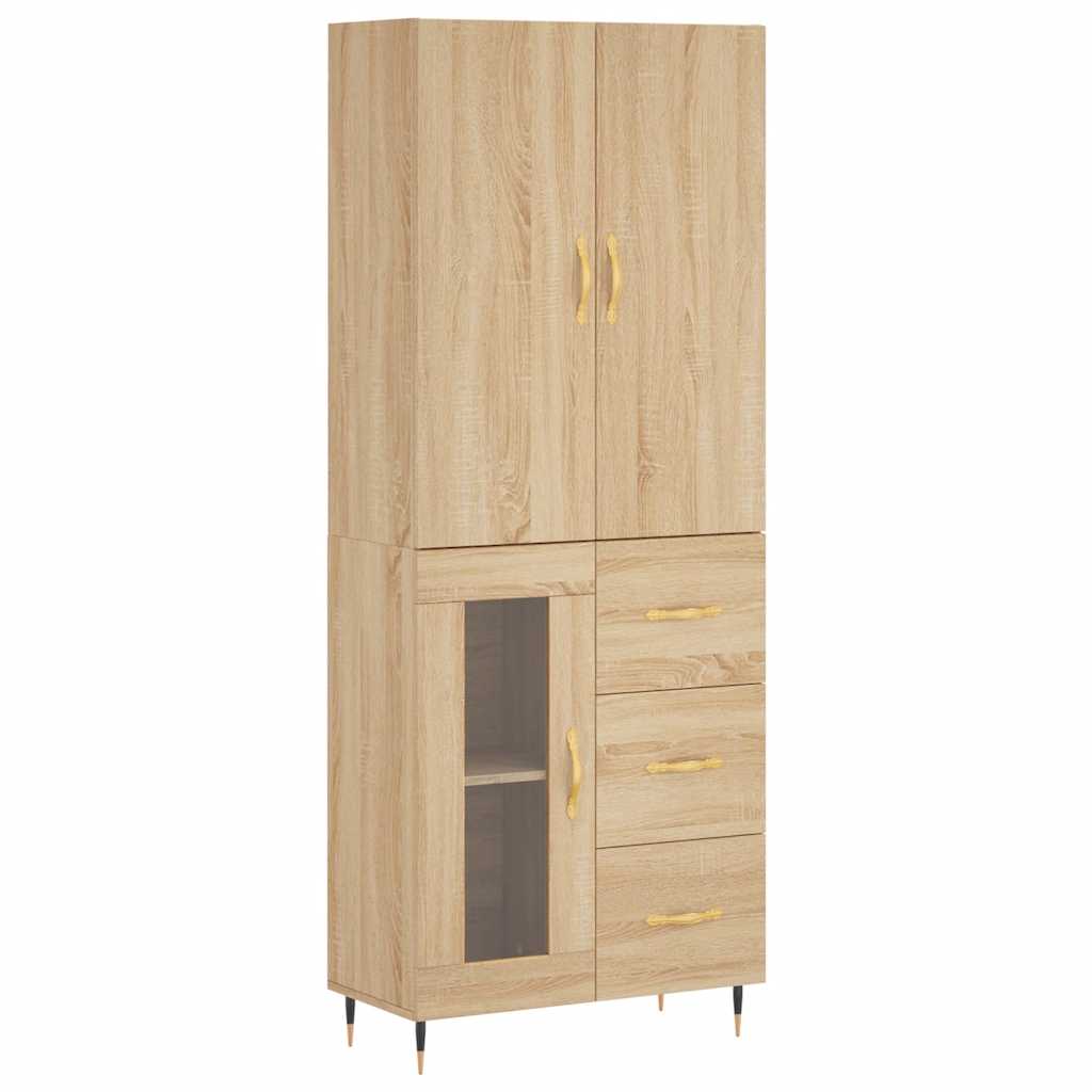 Skåp Sonoma Ek 69,5x34x180 cm