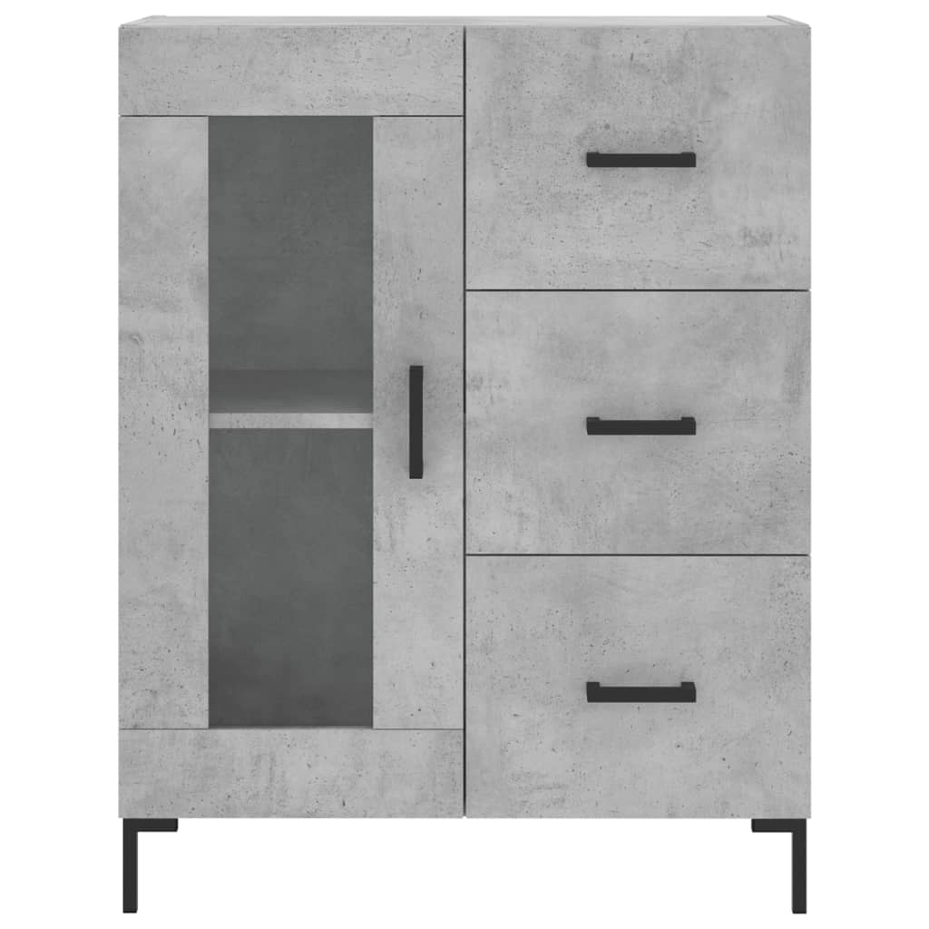 Skåp Betonggrå 69,5x34x180 cm