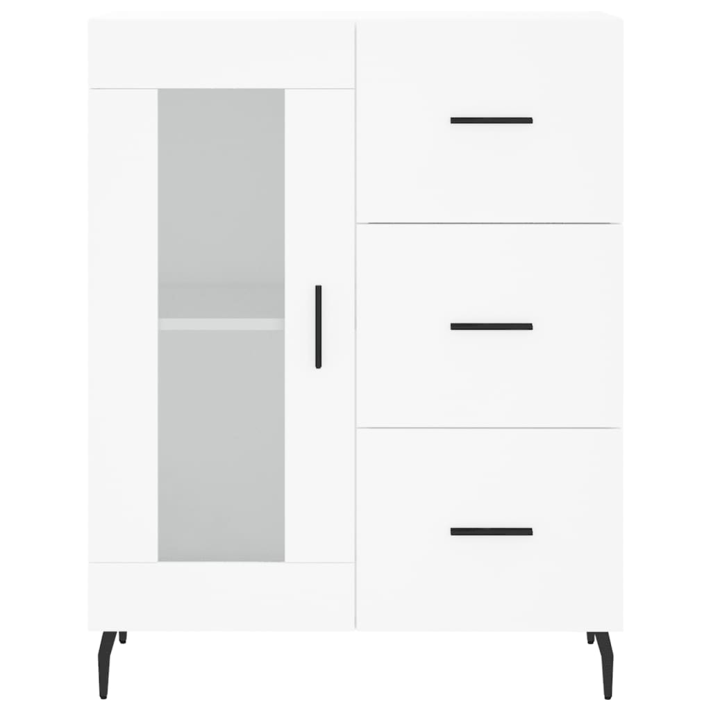 Skåp Vit 69,5x34x180 cm
