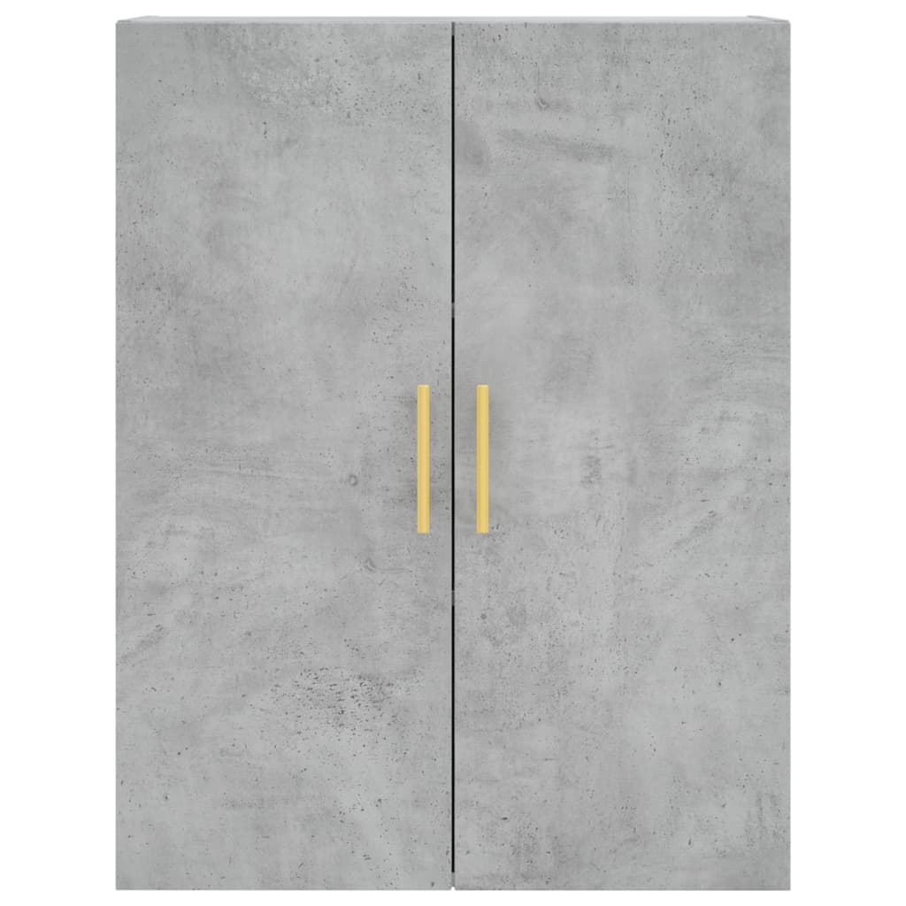 Skåp Betonggrå 69,5x34x180 cm
