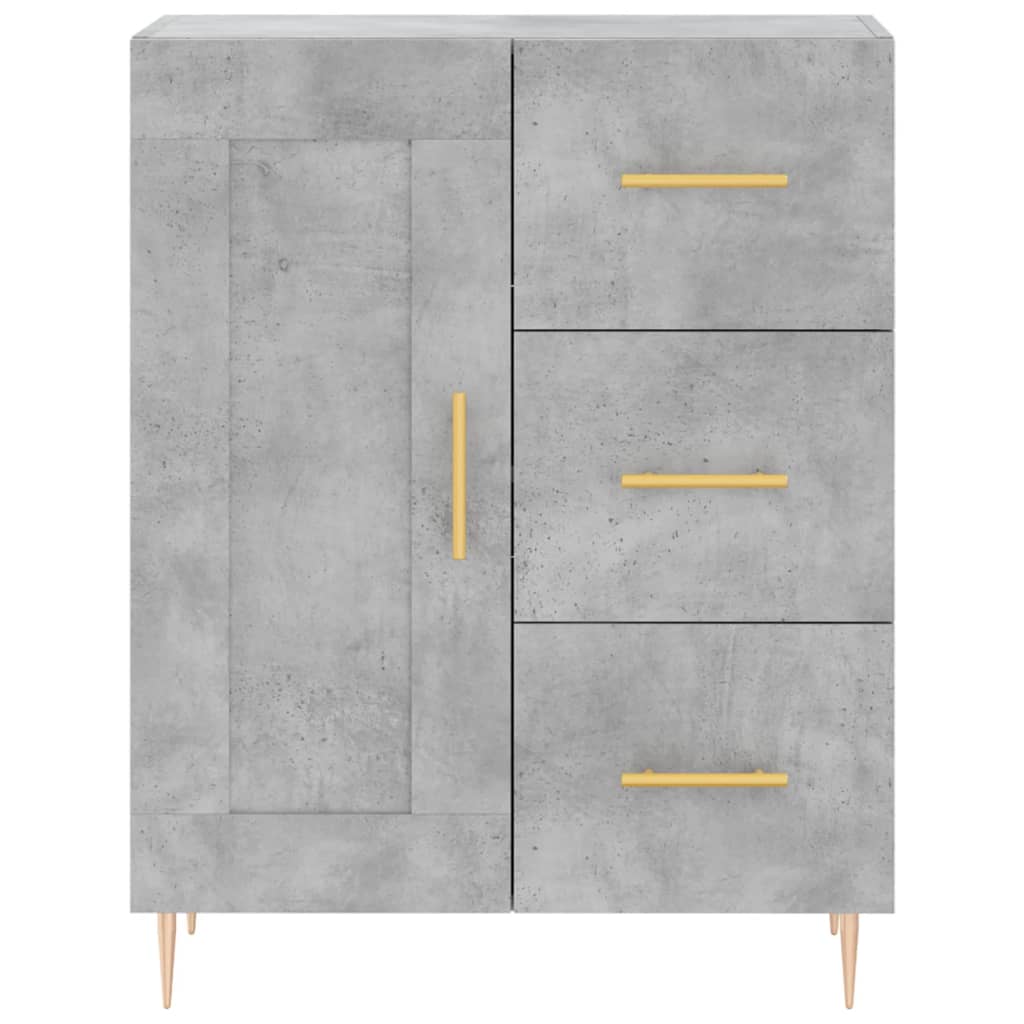 Skåp Betonggrå 69,5x34x180 cm