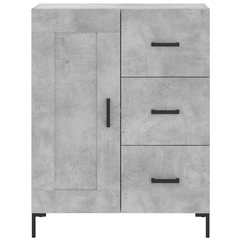 Skåp Betonggrå 69,5x34x180 cm