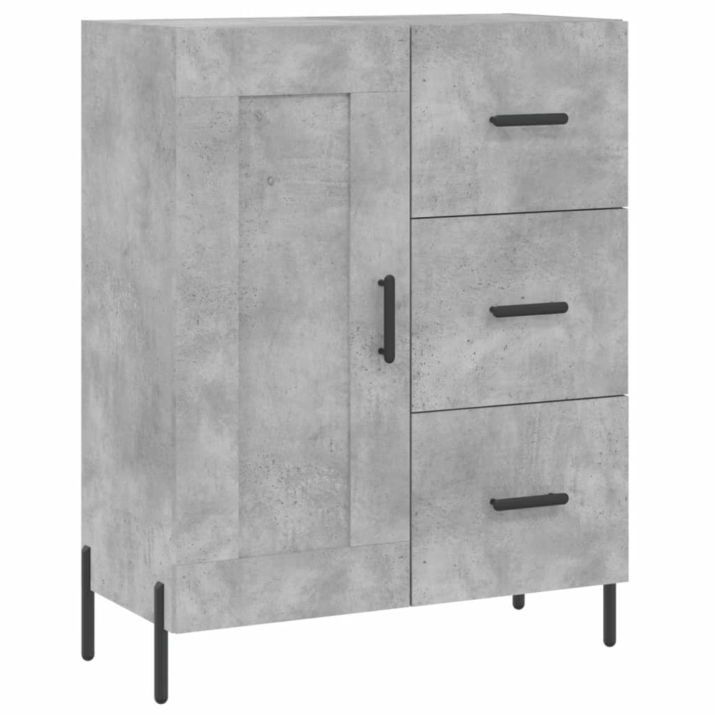 Skåp Betonggrå 69,5x34x180 cm