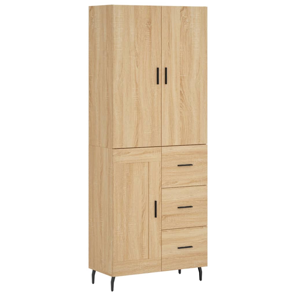 Skåp Sonoma Ek 69,5x34x180 cm