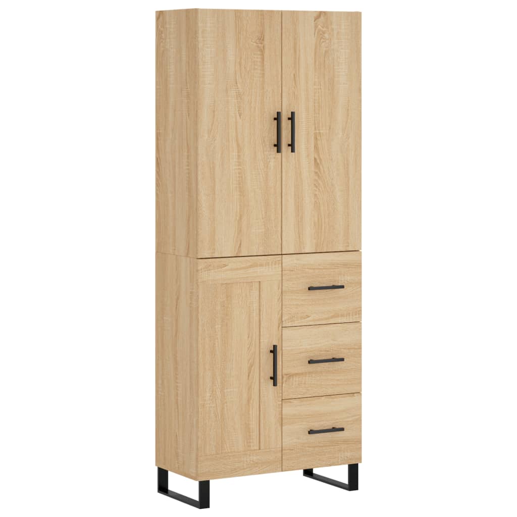 Skåp Sonoma Ek 69,5x34x180 cm
