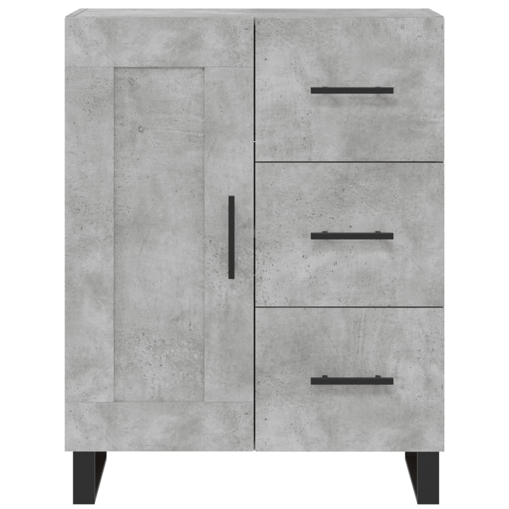 Skåp Betonggrå 69,5x34x180 cm