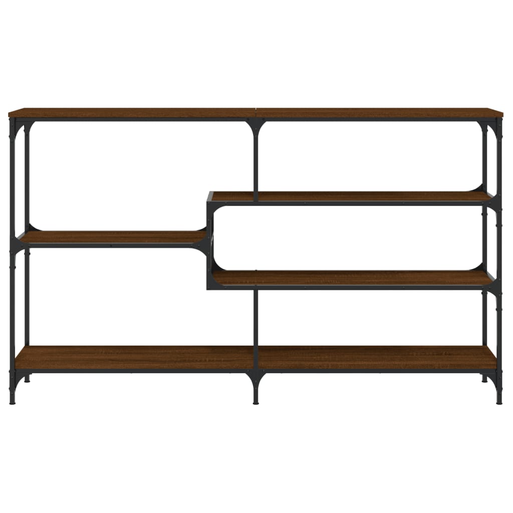 Avlastningsbord Konsollbord Brun Ek 160x32x95 cm