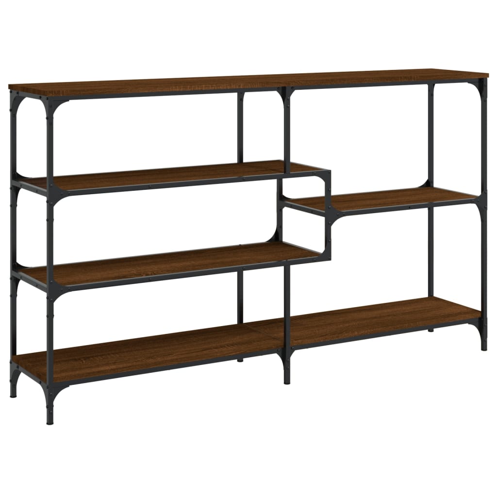 Avlastningsbord Konsollbord Brun Ek 160x32x95 cm