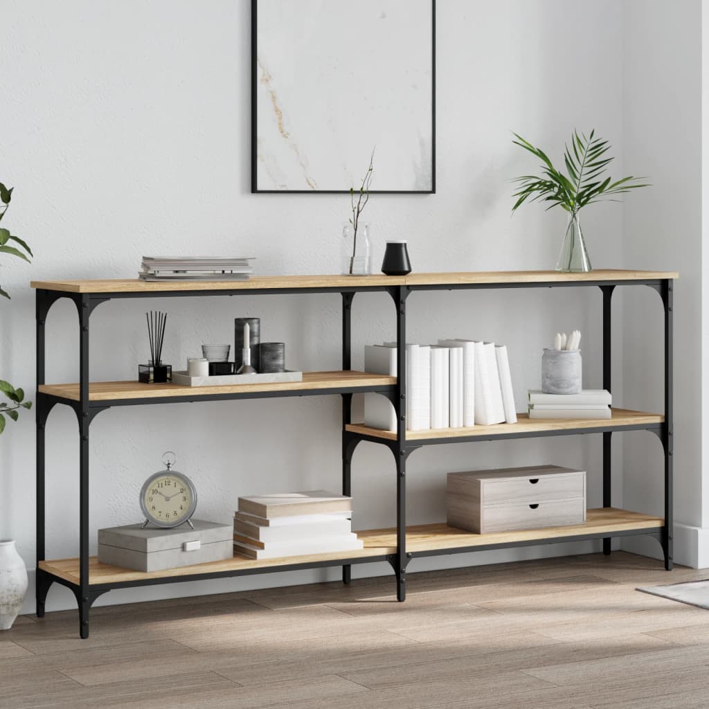 Avlastningsbord Konsollbord Sonoma Ek 160x29x75 cm