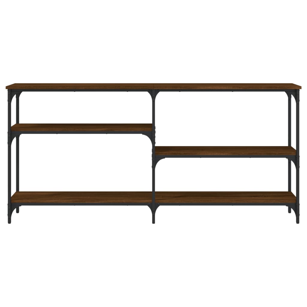 Avlastningsbord Konsollbord Brun Ek 160x29x75 cm