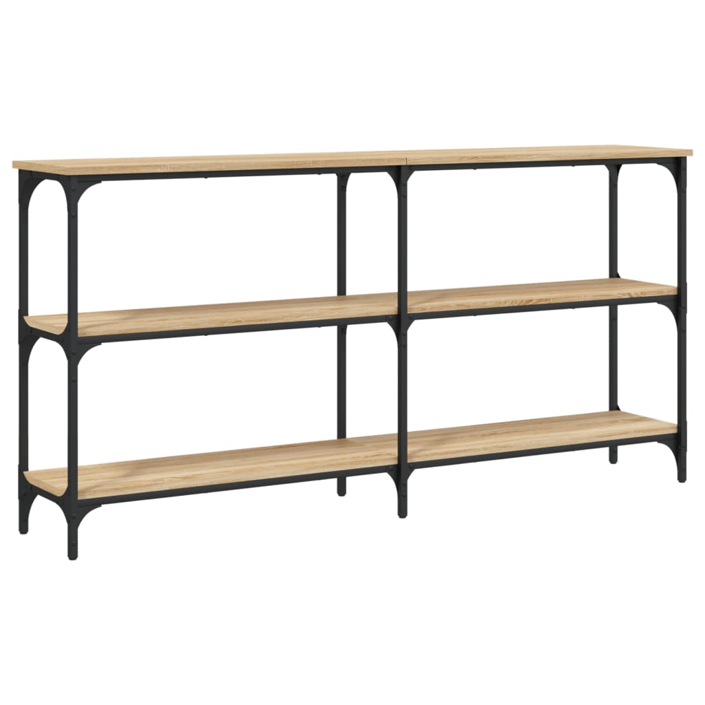 Avlastningsbord sonoma ek 150x29x75 cm konstruerat trä