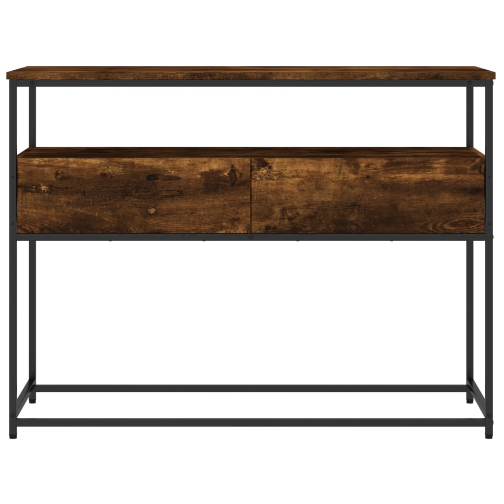 Avlastningsbord Konsollbord Rökfärgad Ek 100x40x75 cm