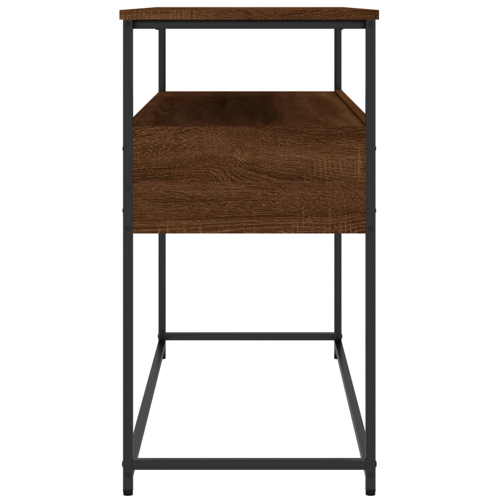 Avlastningsbord Konsollbord Brun Ek 100x40x75 cm