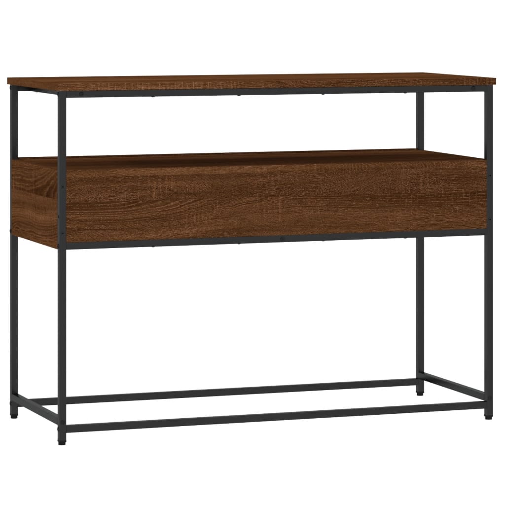 Avlastningsbord Konsollbord Brun Ek 100x40x75 cm
