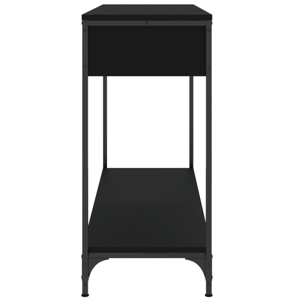 Avlastningsbord Konsollbord Svart 100x34,5x75 cm