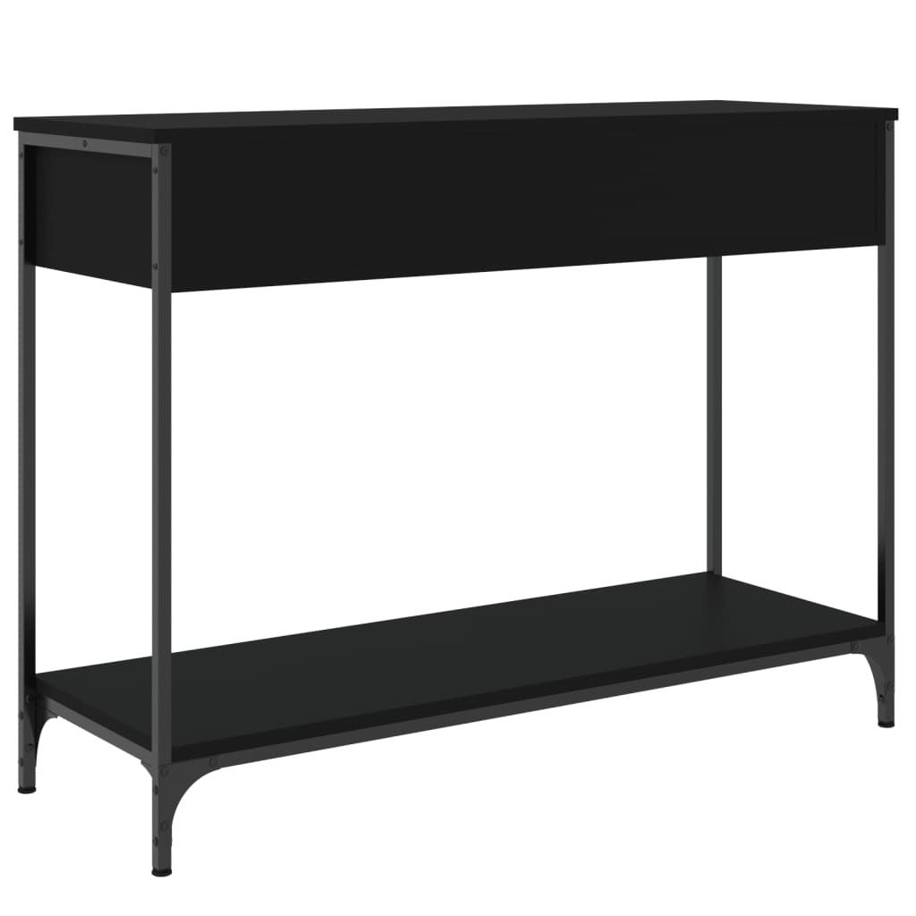 Avlastningsbord Konsollbord Svart 100x34,5x75 cm