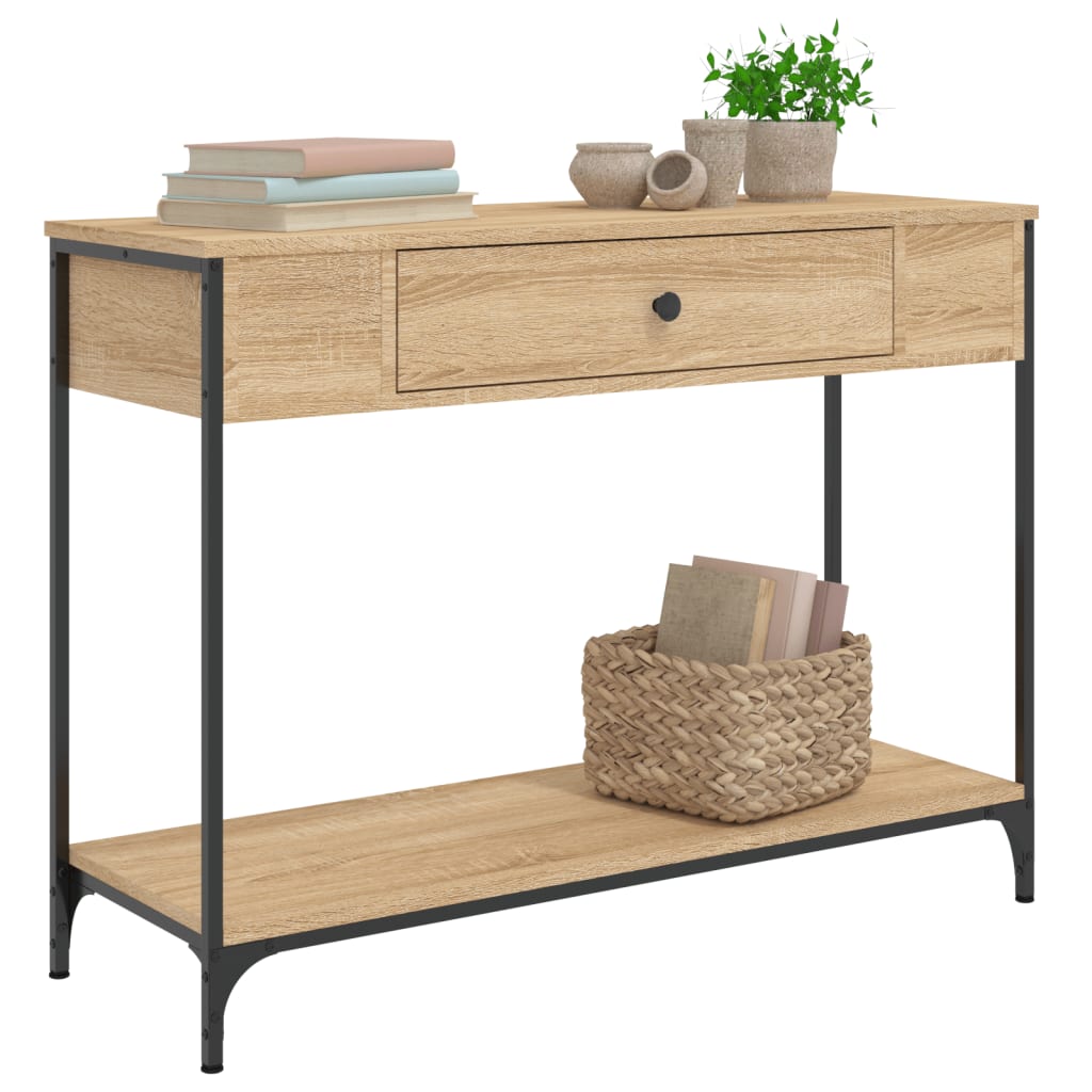 Avlastningsbord Konsollbord Sonoma Ek 100x34,5x75 cm