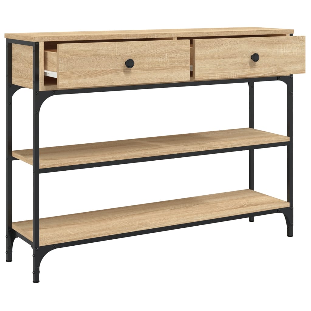 Avlastningsbord Konsollbord Sonoma Ek 100x25x75 cm