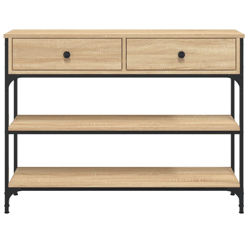 Avlastningsbord Konsollbord Sonoma Ek 100x25x75 cm