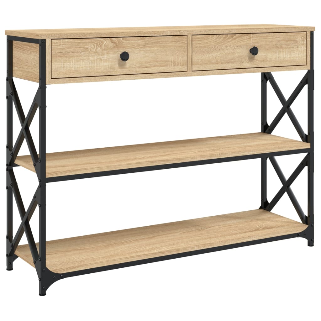 Avlastningsbord Konsollbord Sonoma Ek 100x28x75 cm