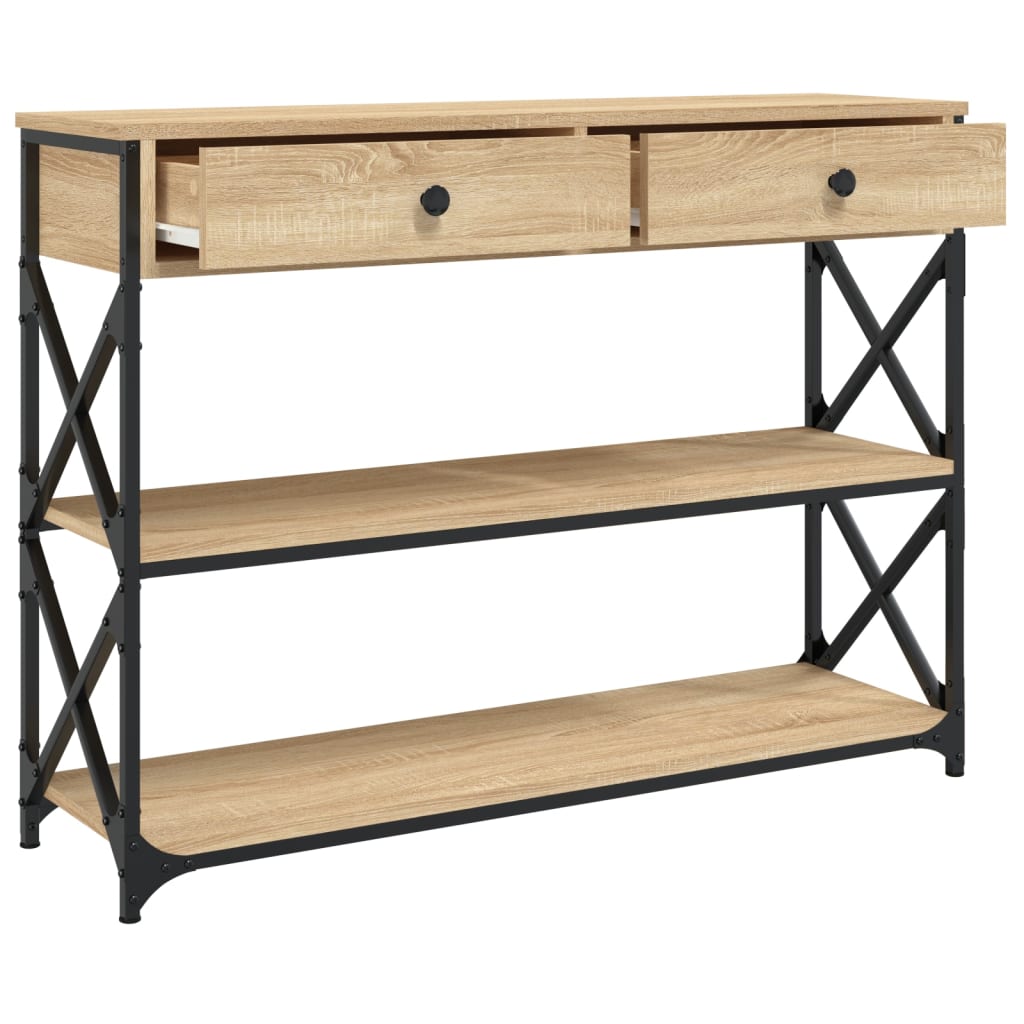 Avlastningsbord Konsollbord Sonoma Ek 100x28x75 cm