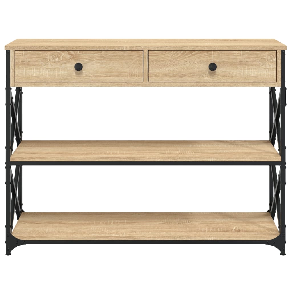 Avlastningsbord Konsollbord Sonoma Ek 100x28x75 cm