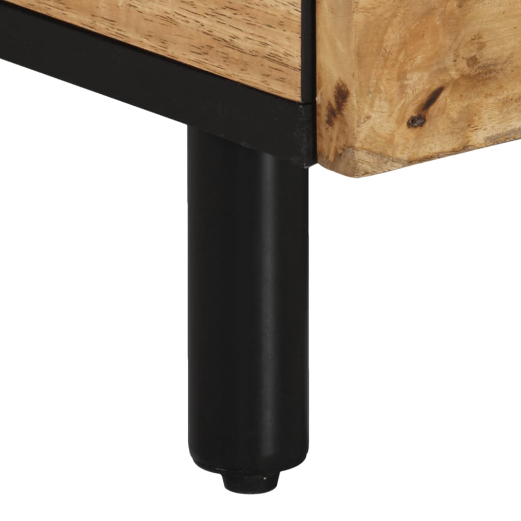 Soffbord Trä 80x54x40 cm massivt mangoträ