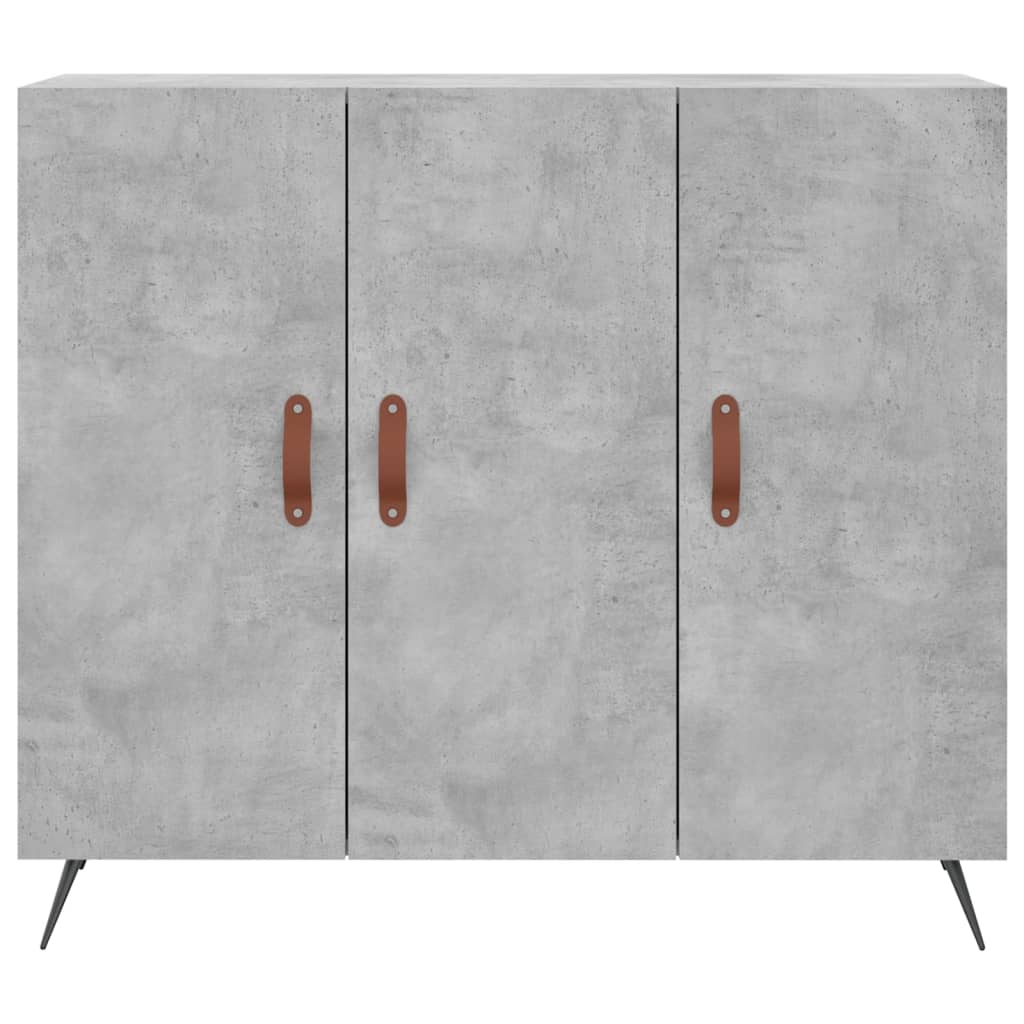 Byrå Betonggrå 90x34x80 cm