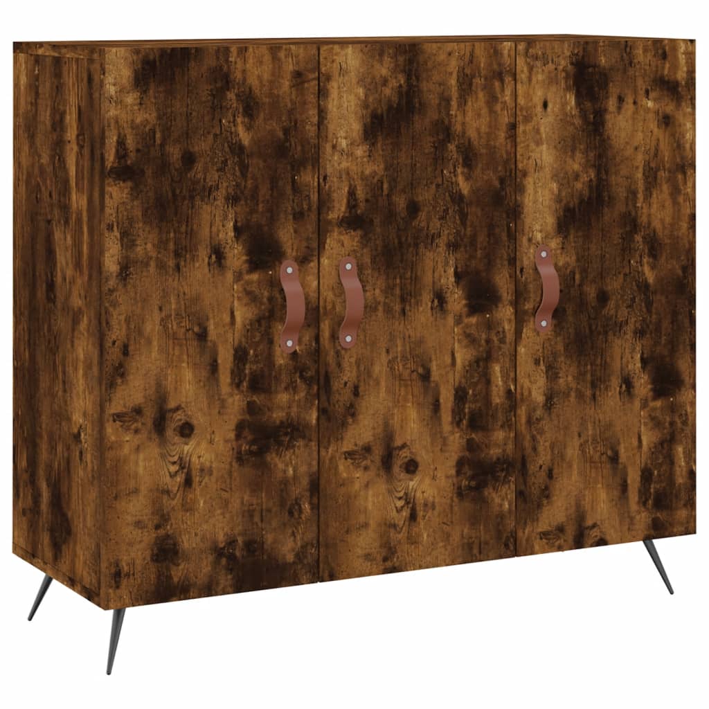 Byrå Rökfärgad Ek 90x34x80 cm