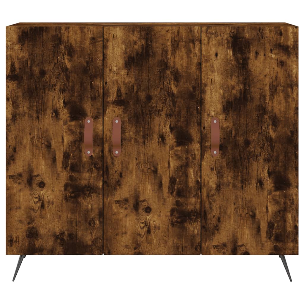 Byrå Rökfärgad Ek 90x34x80 cm