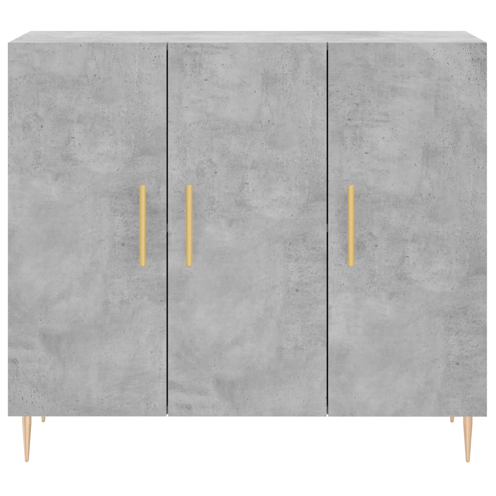 Byrå Betonggrå 90x34x80 cm