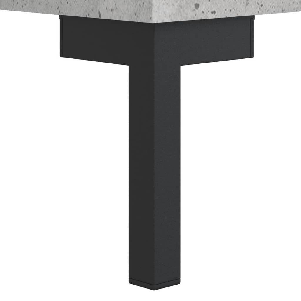 Byrå Betonggrå 90x34x80 cm