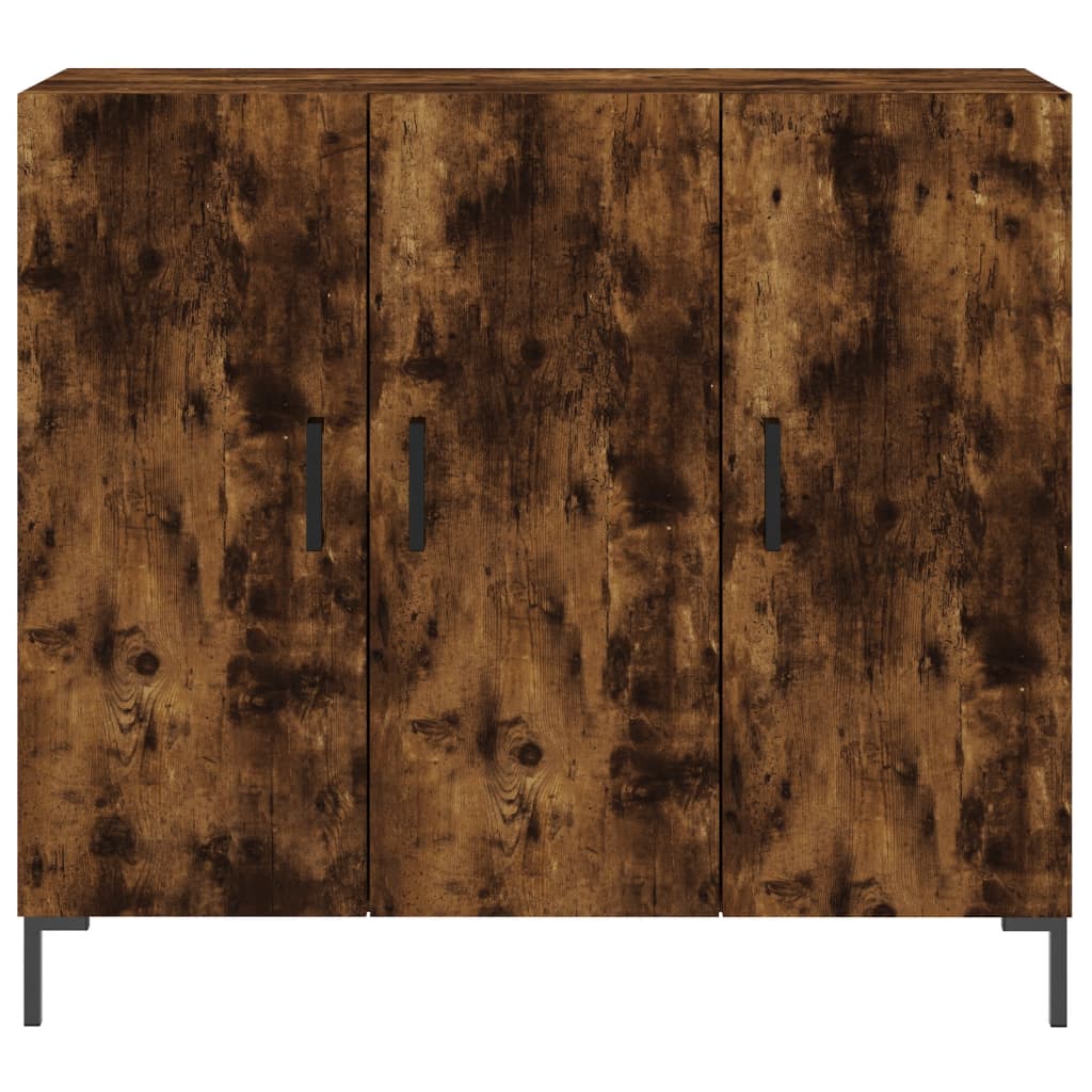 Byrå Rökfärgad Ek 90x34x80 cm
