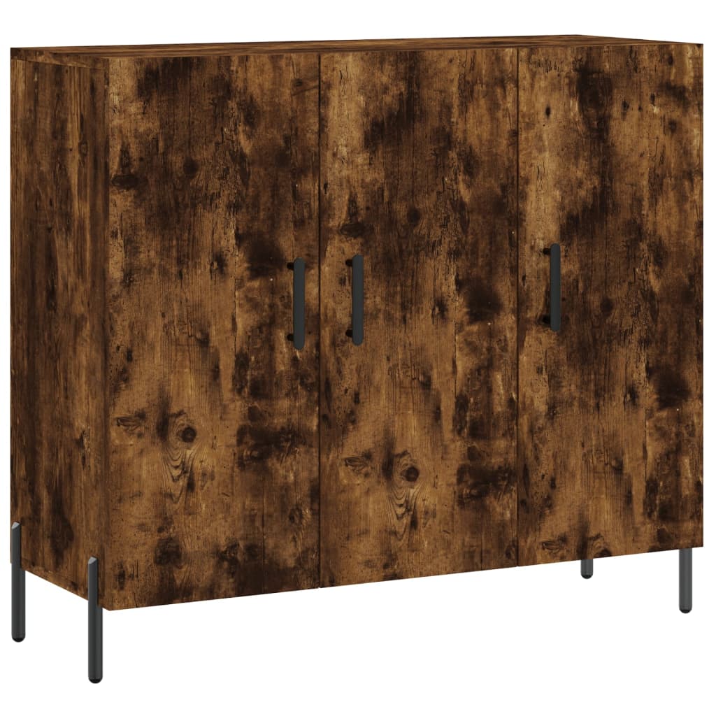 Byrå Rökfärgad Ek 90x34x80 cm