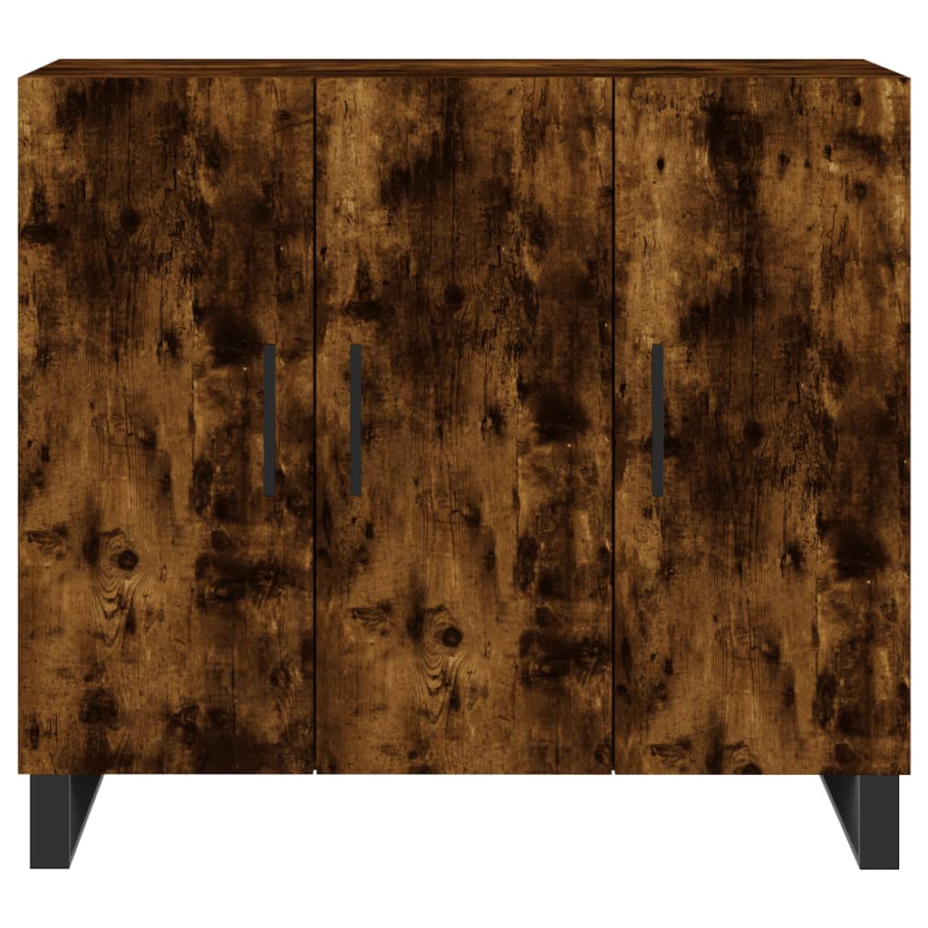 Byrå Rökfärgad Ek 90x34x80 cm