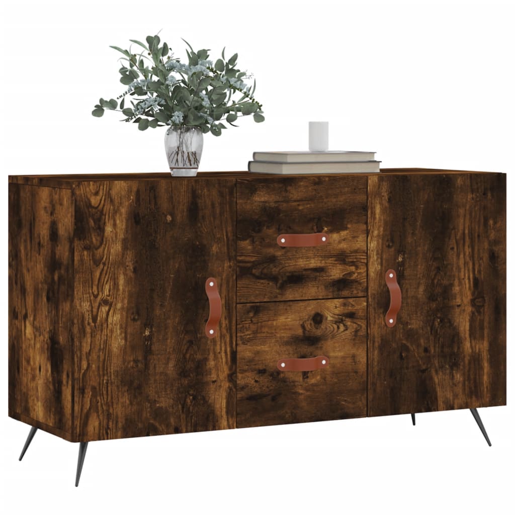 Byrå Rökfärgad Ek 100x36x60 cm