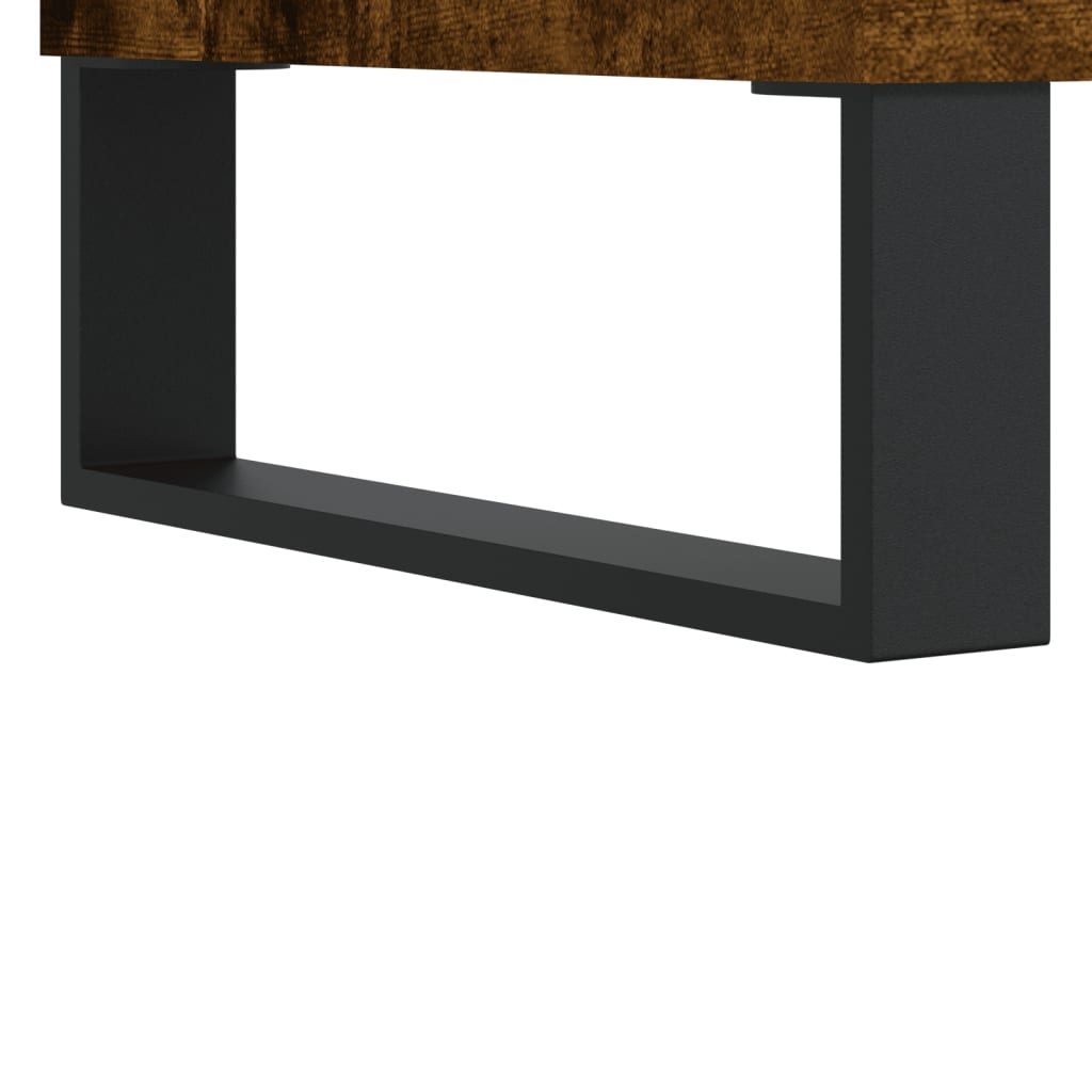 Byrå Rökfärgad Ek 100x36x60 cm