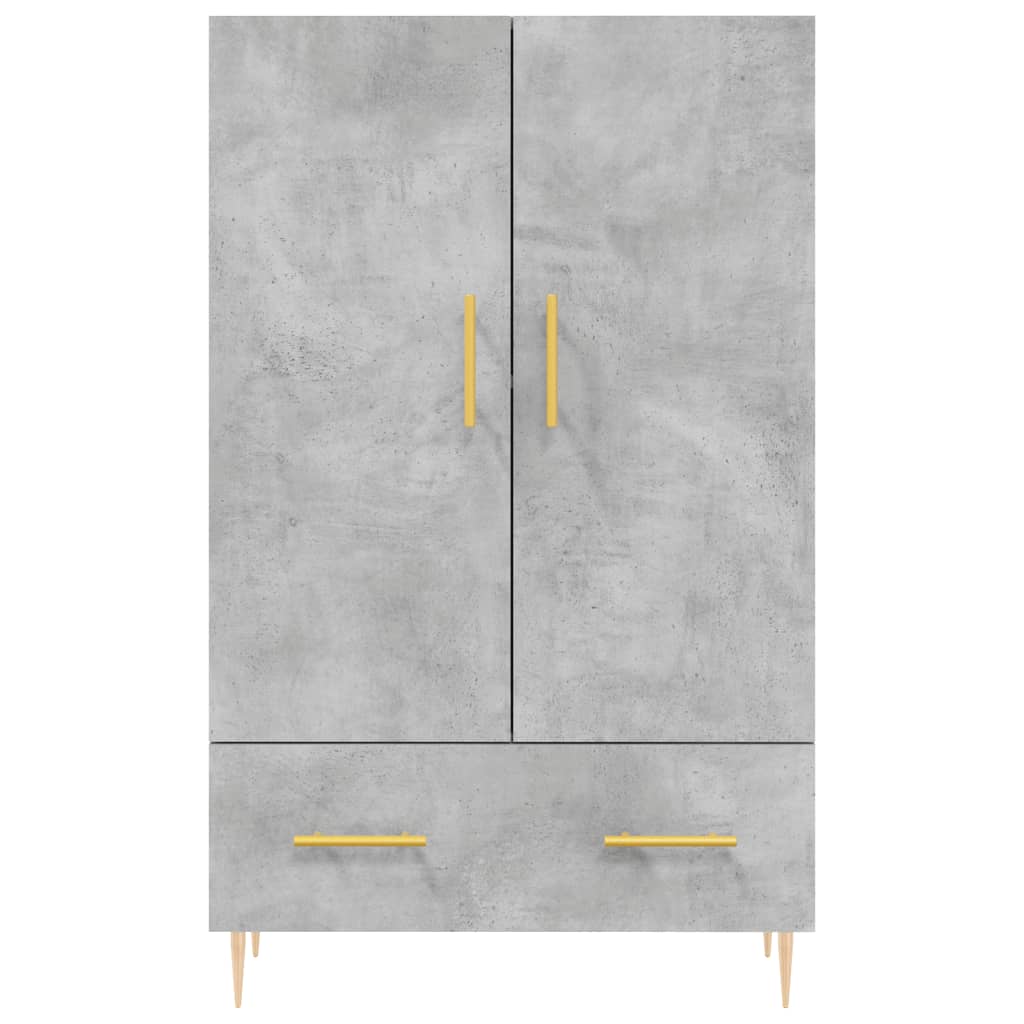 Skåp Betonggrå 69,5x31x115 cm